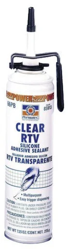 Permatex 85913 Clear RTV Silicone Adhesive Sealant 7.25 oz 85913_92
