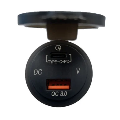 Poly-Planar USB-PM2 Panel Mount Usb Charging Ports - 12v