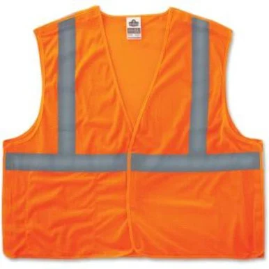 Glowear Ergodyne Glowear Orange Econo Breakaway Vest - Small/mediumpolyester Mesh - 1/ Carton - Orange (ego-21063)