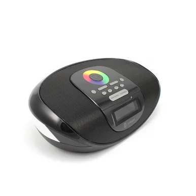 iMicro BT009BLACK Portable Bluetooth Clock Speaker Black