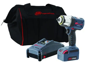 Ingersoll Rand W5133-K12 20v Mid-torque 3/8" Cordless Impact Wrench Kit, 550 Ft-lbs Nut-busting Torque, 1 Battery And Charger