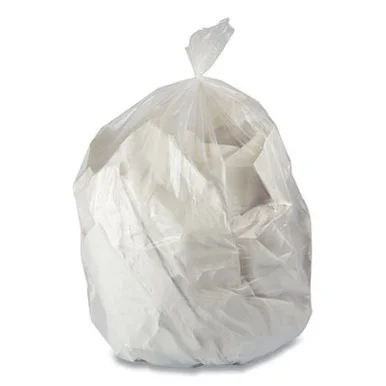 Boardwalk BWKD3865 Industrial Drum Liners Rolls, 60 Gal, 2.5 Mil, 38 X 65, Clear, 1 Roll 50 Bags