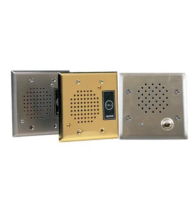 Valcom Durable Flush Mount Brushed Stainless Steel Plate with Call Button and LED (vip-172l-st) VIP172LST_13