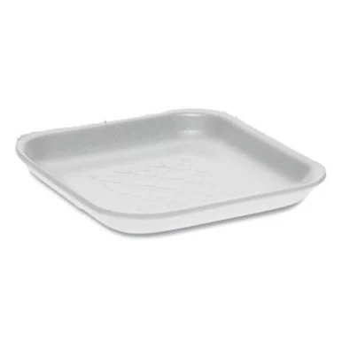 Pactive 0TF101S00000 Supermarket Tray, #1s, 5.1 X 5.1 X 0.65, White, 1,000/carton