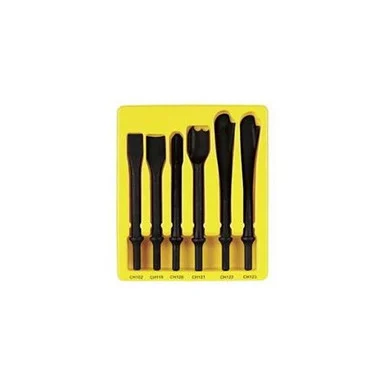 Grey Pneumatic Corp. CS106 6 Piece Exhaust Service Chisel Set .401 Shank