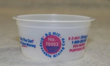 Ez Mix 70003 E-z Mix 1/4 Plastic Mixing Cup W/graphs 200ct