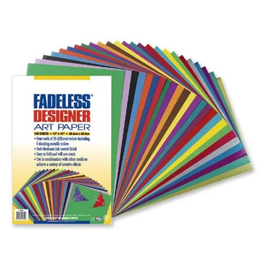 Pacon Fadeless Designer Assortment - 12" X 18" - Assorted (PAC57650)