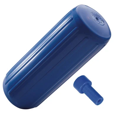 Polyform U.s. HTM-2-BLUE Polyform Htm-2 Hole Through Middle Fender 8.5" X 20.5" - Blue W/air Adapter