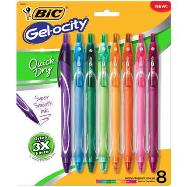 BIC America Gel-ocity Retractable Pen (rglcgap81ast)
