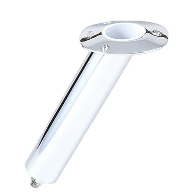 Lee's Tackle Inc. 6995402 Lee's 30 Degree Ss Flush Mount Swivel Base Rod Holder - 2" X 9" - Medium