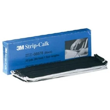 3m 08578 Strip Calk, Black, 60 - 1 Ft. Strips Per Box