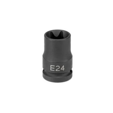 Grey Pneumatic 2124ET 1/2 In. Drive X E24 External Star Impact Socket
