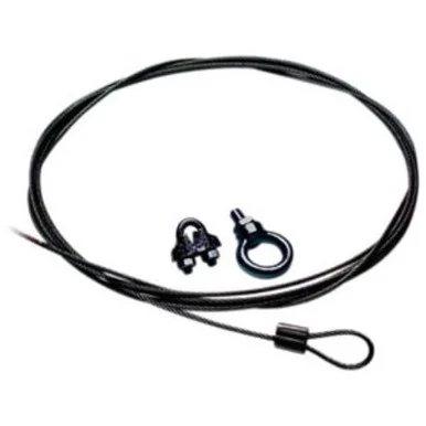 Bogen CK10B Black 10 Foot Cable And Clamp