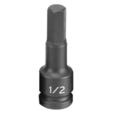 Grey Pneumatic 2916F 1/2" Drive Fractional Hex Driver Impact Socket 1/2"
