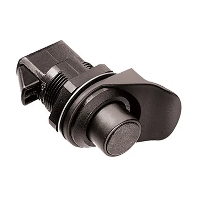 Southco 93-304 Non-locking Flush/knob Latch - Black Plastic