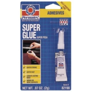 Super Glue, 2 Gram Tube Carded 82190CAN - Permatex