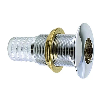 Perko 0350004DPC 5/8" Thru-hull Fitting F/ Hose Chrome Plated Bronze Made In The Usa
