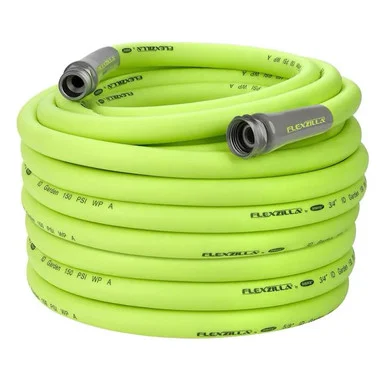 Legacy Manufacturing HFZG6100YW Flexzilla Garden Hose, 3/4 Inch X 100 Feet 3/4 Inch - 11 1/2 Ght Fittings