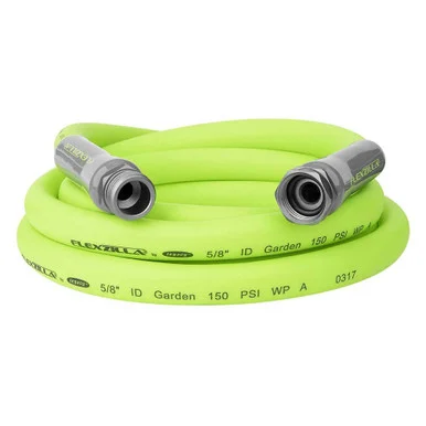 Flexzilla HFZG510YWS® Swivelgrip® Garden Lead-in Hose, 5/8" X 10', 3/4" - 11 1/2 Ght Fittings HFZG510YW_50