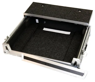 Deejay LED TBHPRIME4XLTWHEE Fly Drive Case For Denon Prime4 System Or Similarly Sized Equipment W/laptop Shelf W/wheels