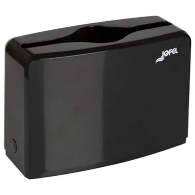 General Supply AH52010 Counter Top Towel Dispenser, 4.53" X 10.63" X 7.28", Black