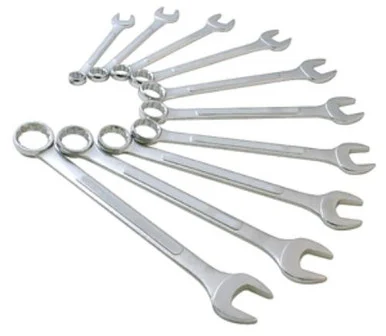 Sunex 97010A 10-piece Fractional Sae Raised Panel Jumbo Combination Wrench Set