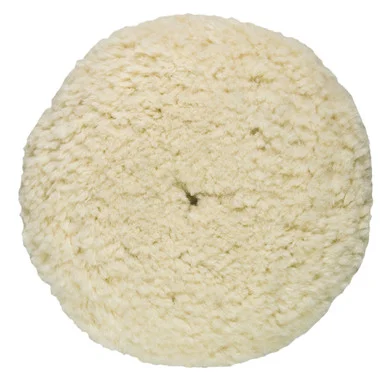 Presta 810176 Rotary Wool Buffing Pad - White Heavy Cut
