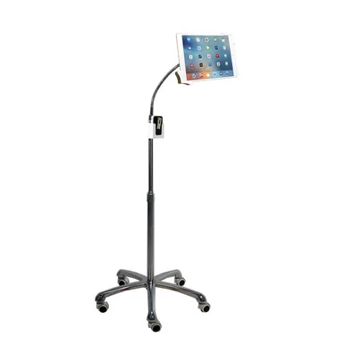 CTA Digital Heavy-Duty Gooseneck Floor Stand for 7-13 Inch Tablets (pad-hfs)