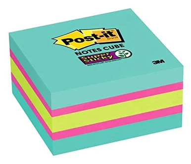 Post-it® Super Sticky Notes Cubes (2027ssafg)
