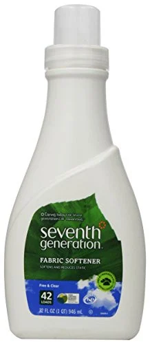 Seventh Generation 22833EA Natural Liquid Fabric Softener, Free And Clear/unscented 32 Oz Bottle SEV22833