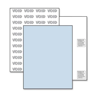 Docuguard Security Paper - Letter - 8.50" X 11" - 500 / Ream - Blue (PRB04541)
