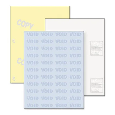 Docugard Security Paper - For Laser, Inkjet Print - Letter - 8.50" X 11" - 32 Lb - 250 / Pack - Blue, Canary (04544)