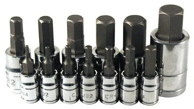 Atd Tools ATD-13784 Sae Hex Bit Socket Set, 13 Pc.