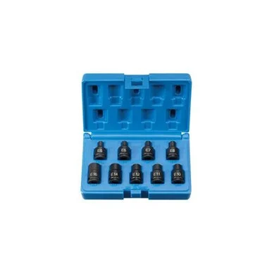 Grey Pneumatic 1219ET 3/8" Drive 9 Piece External Star Impact Socket Set