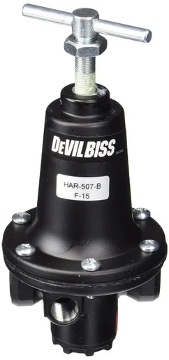 Devilbiss DEV-HAR600 Har-600 60 Cfm Regulator Gauge And Valve