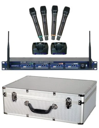 Vocopro UHF58059 Rec 4 Ch Wireless Mic System
