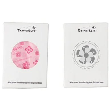 Procter & Gamble SBX50 Scensibles Personal Disposal Bags, 3.38" X 9.75", Pink, 1,200/carton