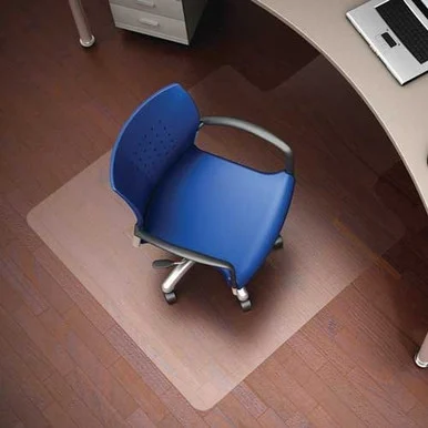 Deflect-o Economat Chair Mat - Hard Floor, Hardwood Floor, Vinyl Floor, Tile Floor - 60" Length X 46" Width - Clear (cm2e442fcom)