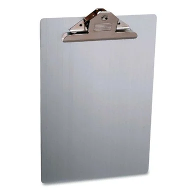 Sparco Aluminum Clipboard - 8.50" X 12" - Clamp - Aluminum - Silver (SPR86259)