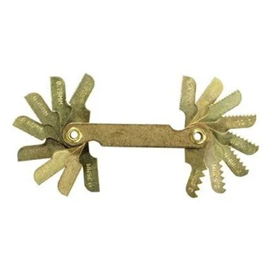 Irwin Industrial 12016 16 Leaf Metric Thread Pitch Gauge - Hanson