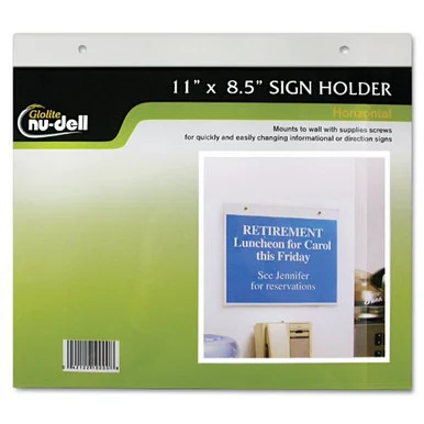 nudell Plastic Sign Holders (38008z) - Glolite Nudell