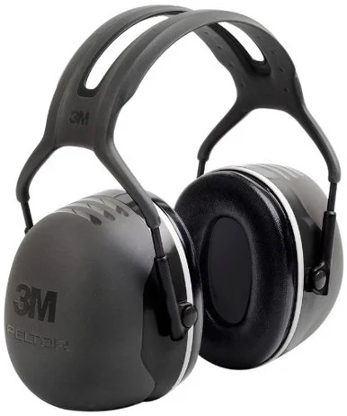 Peltor X-series Over-the-head X5 Earmuffs - Foam, Steel Liner - 1each - Black (x5a)