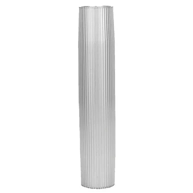 Taco Marine Z60-7279VEL27.5-2 Taco Aluminum Ribbed Table Pedestal - 2-3/8" O.d. - 27-1/2" Length Z607279VEL27.52