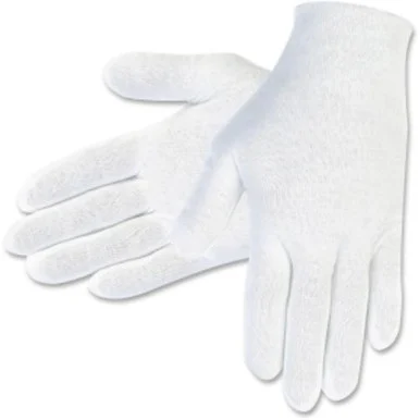 Mcr Safety Cotton Inspectors Gloves - White - Cotton - Breathable, Comfortable, Lightweight - 1/pack (mpg8600c)
