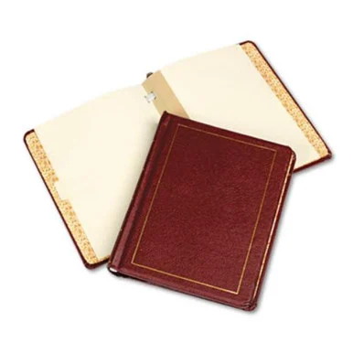 Wilson Jones Looseleaf Minute Three-post Binder - Letter - 8.5" X 11" - 125 Sheet - Red (39611)