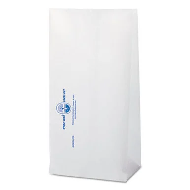 Royal Paper Products BGC300298 Dubl Wax Sos Bakery Bags, 6.13" X 12.38", White, 1,000/carton - Bagcraft