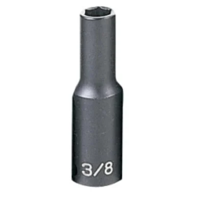 Grey Pneumatic 1012D 3/8" Drive Deep Fractional Impact Socket 3/8
