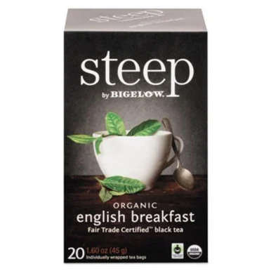 Bigelow Organic English Breakfast Black Tea Bag (17701) - Bigelow Tea