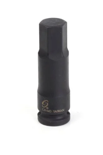 Sunex 36485 Tools 3/8 In. Drive Hex Driver Impact Socket - 8 Mm