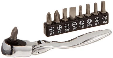 Titan 11212 Tool 10-piece Micro Flex Bit Driver 11212_45